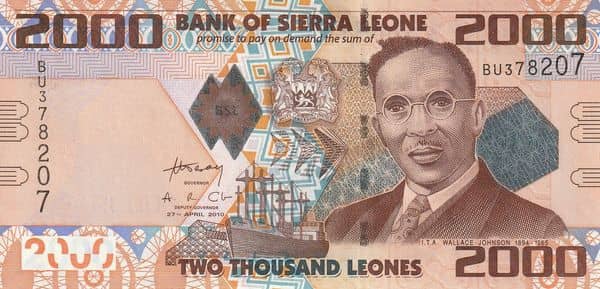 2000 Leones from Sierra Leone