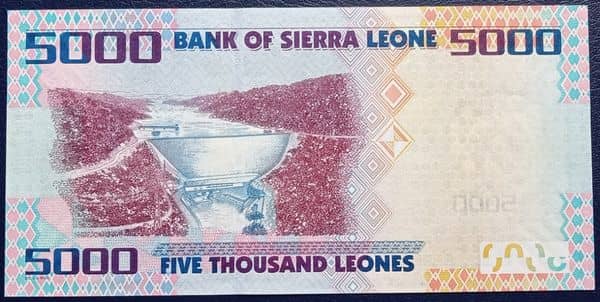 5000 Leones from Sierra Leone