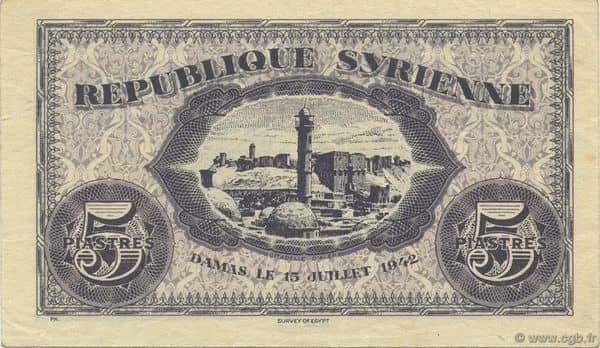 5 Piastres from Syria