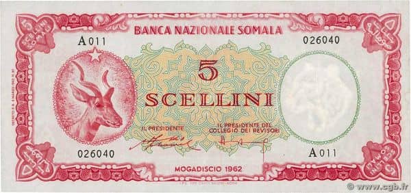5 Scellini from Somalia