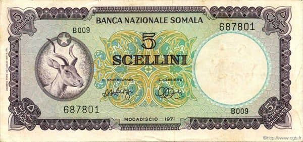 5 Scellini from Somalia