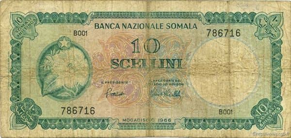 10 Scellini from Somalia