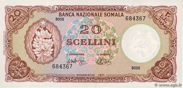 20 Scellini from Somalia