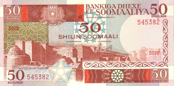 50 Shilin from Somalia