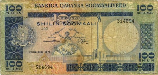 100 Shilin from Somalia