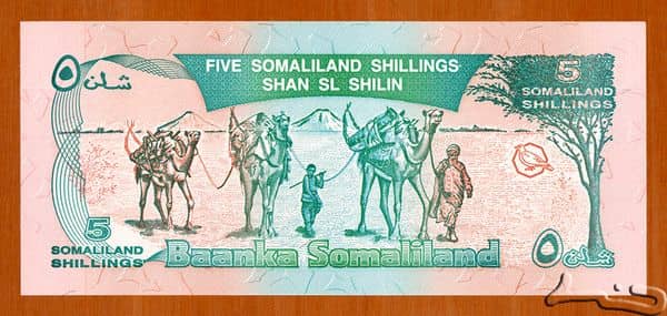 5 Shillings from Somaliland