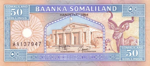50 Shillings from Somaliland