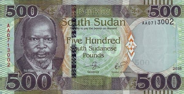 500 Pounds from South Sudan