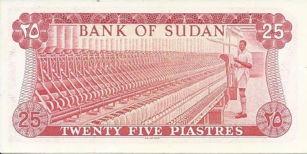 25 Piastres from Sudán