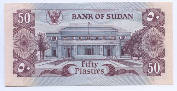 50 Piastres from Sudán