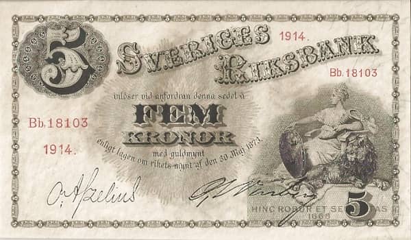 5 Kronor from Sweden