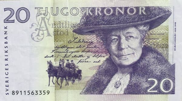 20 Kronor from Sweden