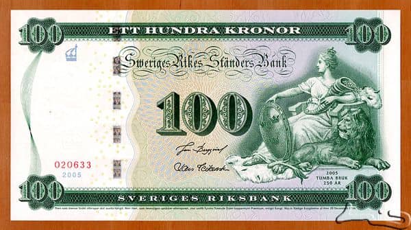 100 Kronor Tumba Bruk from Sweden