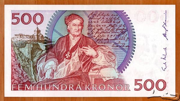 500 Kronor from Sweden