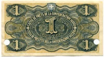 1 Franc from Switzerland