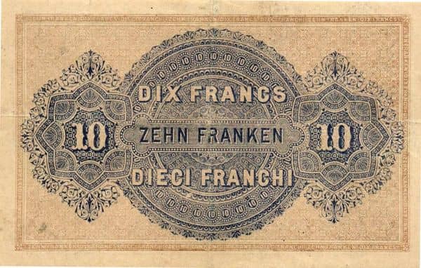 10 Francs from Switzerland