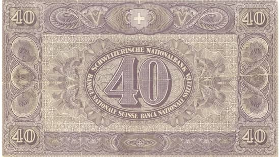 40 Francs from Switzerland