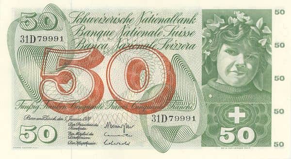 50 Francs from Switzerland