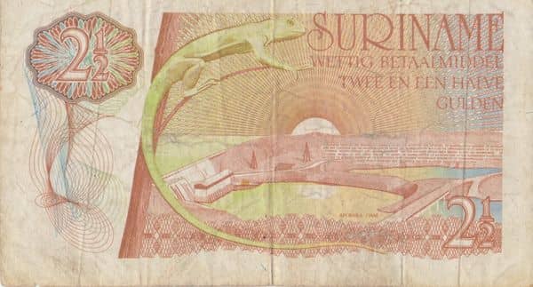 2½ Gulden from Suriname