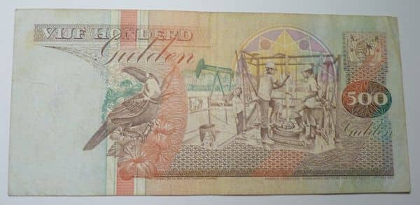 500 Gulden from Suriname