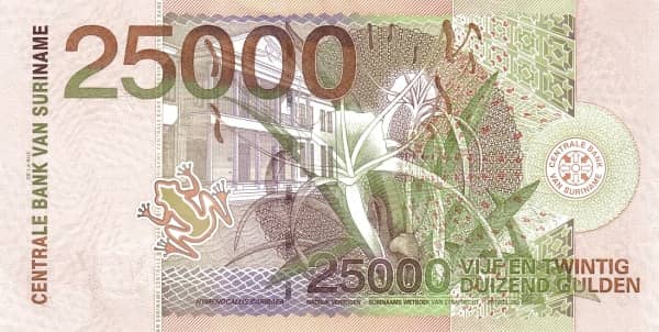 25000 Gulden from Suriname