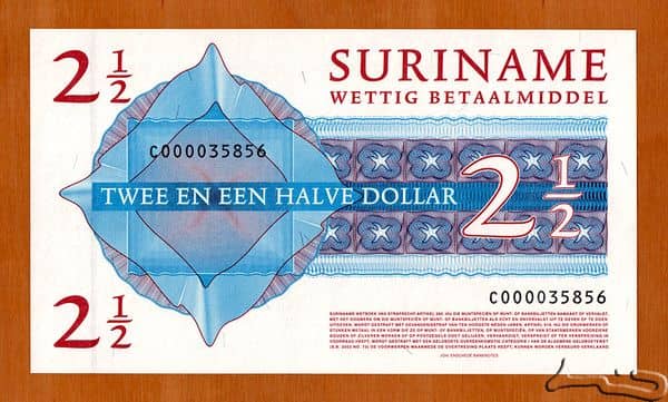 2½ Dollar from Suriname