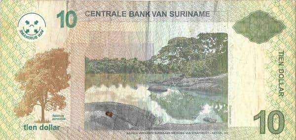 10 Dollars from Suriname