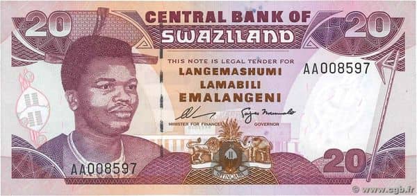 20 Emalangeni from Eswatini
