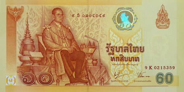 60 Baht from Thailand
