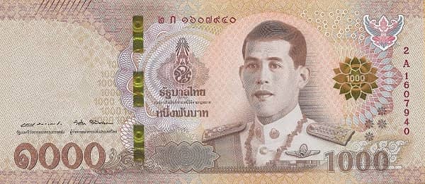 1000 Baht from Thailand