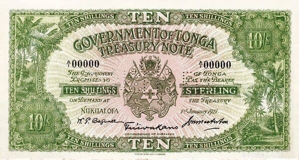 10 Shillings from Tonga