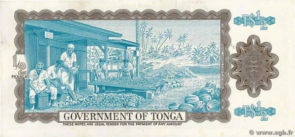 1/2 Pa'anga - Taufa'ahua from Tonga