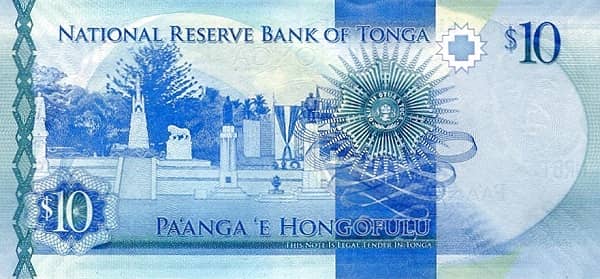 10 Pa'anga from Tonga