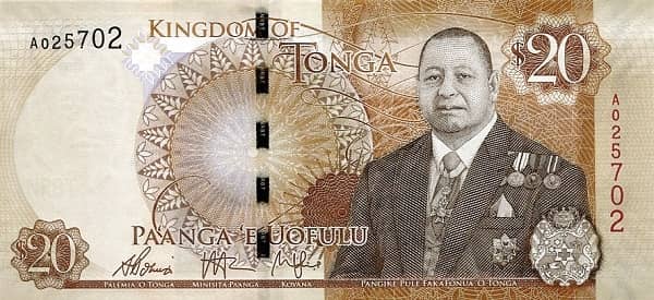 20 Pa'anga from Tonga