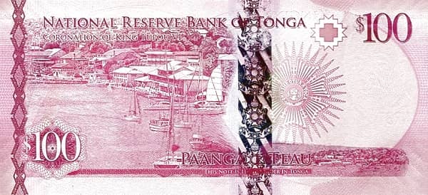 100 Pa'anga from Tonga