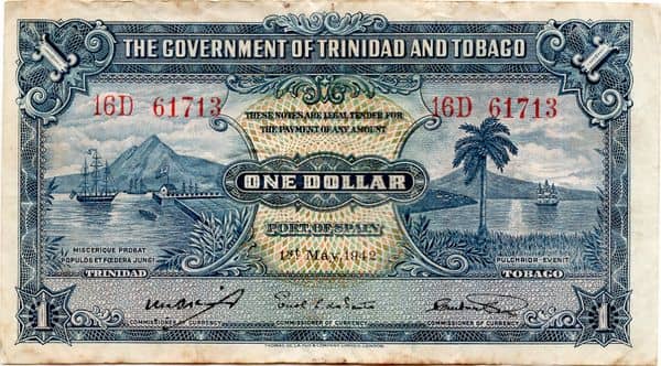 1 Dollar George VI from Trinidad and Tobago