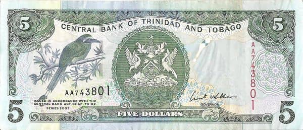 5 Dollars from Trinidad and Tobago