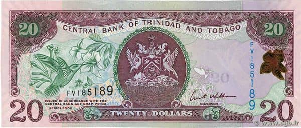 20 Dollars from Trinidad and Tobago