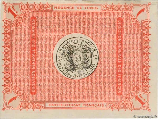 1 Franc from Tunisia