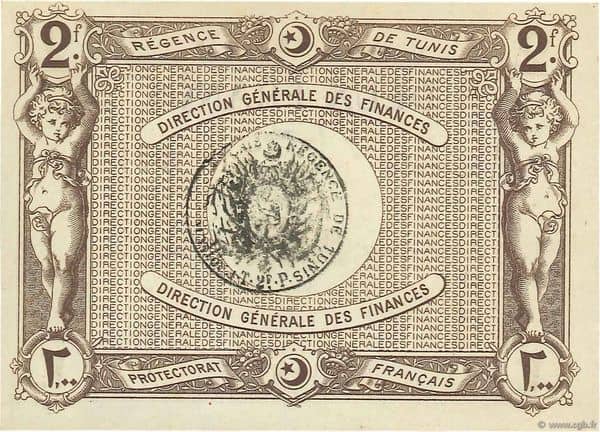 2 Francs from Tunisia