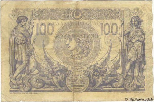 100 Francs from Tunisia