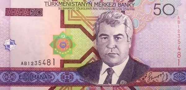 50 Manat from Turkmenistan 