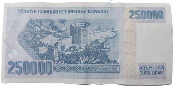 250000 Lira from Turkey