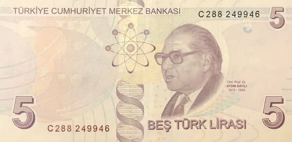 5 Lira from Turkey