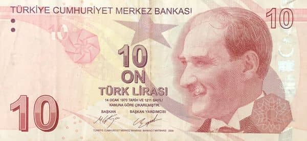 10 Lira from Turkey