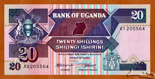 20 Shillings from Uganda