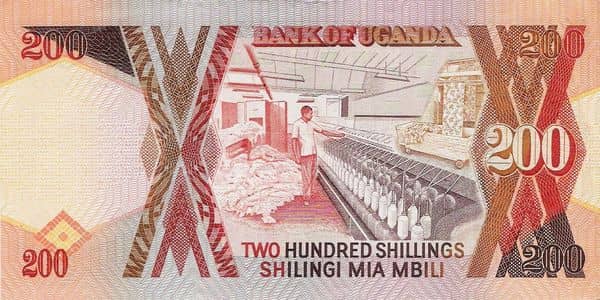 200 Shillings from Uganda