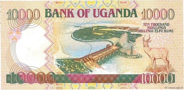 10000 Shillings from Uganda