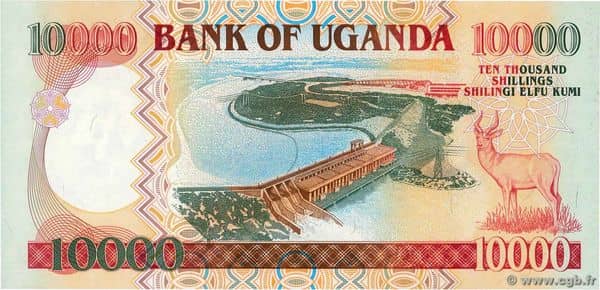 10000 Shillings from Uganda