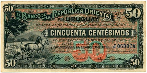 50 Centésimos from Uruguay